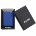 ISQUEIRO ZIPPO LOGO ROYAL BLUE MATTE